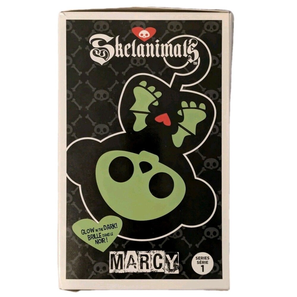 Skelanimals Marcy Monkey Glow in the Dark Vinyl Figure Series 1 New in Box - Picture 2 of 8